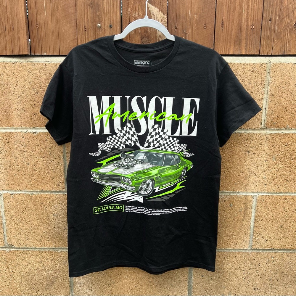 American Muscle Car Graphic tee.
